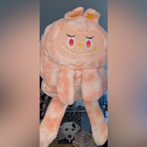 Labufu Little Monsters Furry backpack NEW